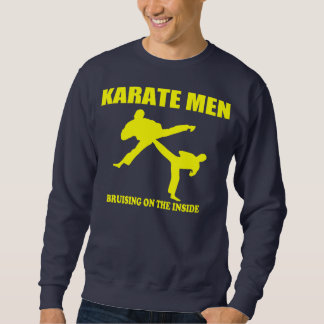 Sweatshirt Hommes de karaté - meurtrissant sur l'intérieur