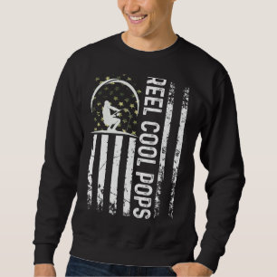 Sweatshirt Hommes Drapeau Patriotique Cool Pops Pour Papa Hus