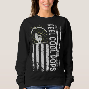 Sweatshirt Hommes Drapeau Patriotique Cool Pops Pour Papa Hus