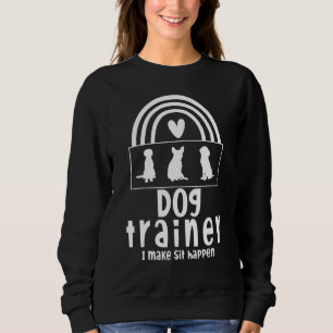 Sweatshirt Hommes Femmes Cool Entraîneur de chien Je fais ass