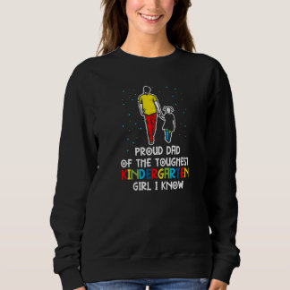 Sweatshirt Hommes Fier Papa De La Fille La Plus Touche Retour