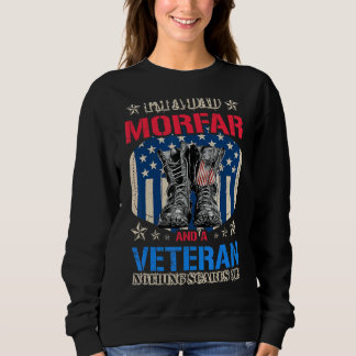 Sweatshirt Hommes Fier Papa Morfar Et Vétéran Nous Fête des p