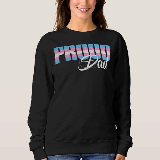 Sweatshirt Hommes Fier Papa Transgenre Trans Pride Drapeau Lg (Devant)