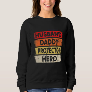 Sweatshirt Hommes grand-père Fête des pères Mari protecteur p