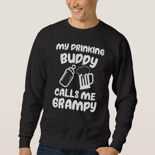 Sweatshirt Hommes Grosse Grosse Grossesse Faire-part Mon Bud  (Devant)