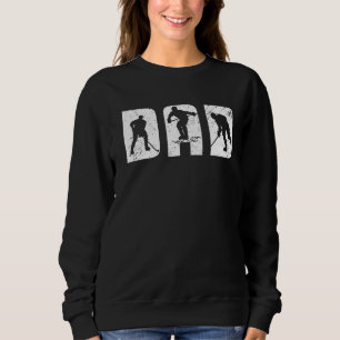Sweatshirt Hommes Hockey sur glace Père Puk Papa Hobby