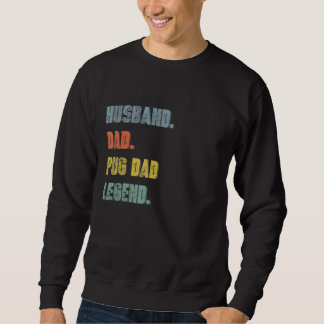 Sweatshirt Hommes Mari Papa Carlin Papa Légende Vintage Père 