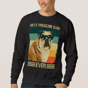 Sweatshirt Hommes Meilleur Frenchie Papa Père Français Bulldo