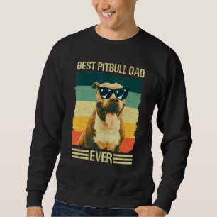 Sweatshirt Hommes Meilleur Pitbull Papa Père Chien Français