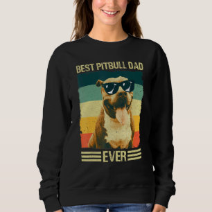 Sweatshirt Hommes Meilleur Pitbull Papa Père Chien Français