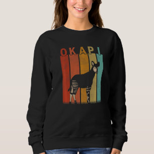 Sweatshirt Hommes Okapi déprimés Femmes Kid Cute Okapi Retro