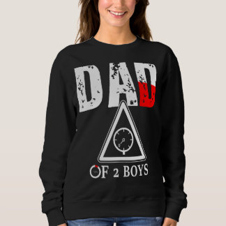 Sweatshirt Hommes Papa De 2 Garçons Père Ou Grand-Père De 2 E