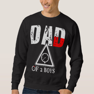 Sweatshirt Hommes Papa De 2 Garçons Père Ou Grand-Père De 2 E