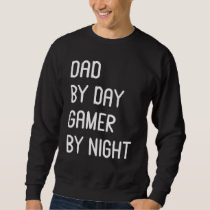 Sweatshirt Hommes Papa Par Jeu De Jour Par Nuit