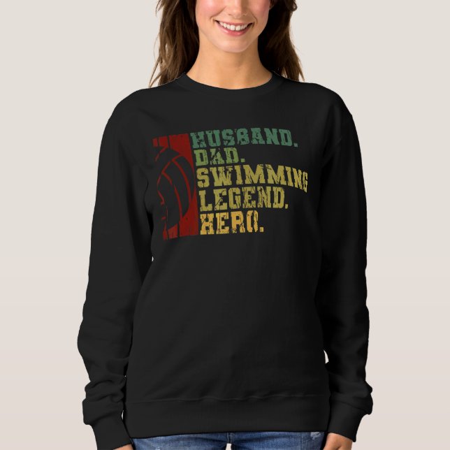 Sweatshirt Hommes Piscine D'Eau Polo Husba (Devant)