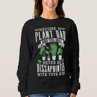 Sweatshirt Hommes Plante Papa Houseplant Gardener 4