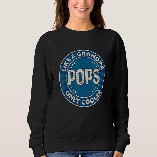 Sweatshirt Hommes Pops Comme Un Grand-Père Seulement Glacière (Devant)