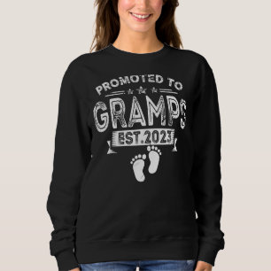 Sweatshirt Hommes Promus À Gramps 2023 Pour Nouveau Papa Prem