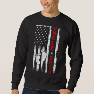 Sweatshirt Hommes Promus À Oncle 2023 Us Drapeau Nouveau Oncl