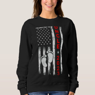 Sweatshirt Hommes Promus À Oncle 2023 Us Drapeau Nouveau Oncl