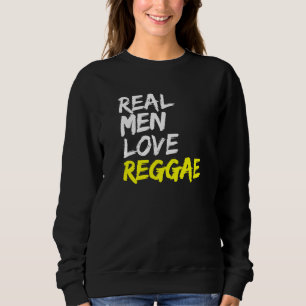 Sweatshirt Hommes Reggae Dit Rastafari Jamaïque Real Hommes A