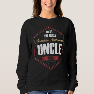 Sweatshirt Hommes Rencontrez Le Plus Frédérant Oncle Jamais G