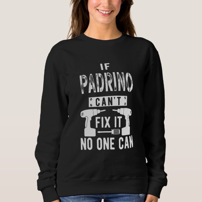 Sweatshirt Hommes Si Padrino Ne Peut Pas Le Réparer Espagne E (Devant)