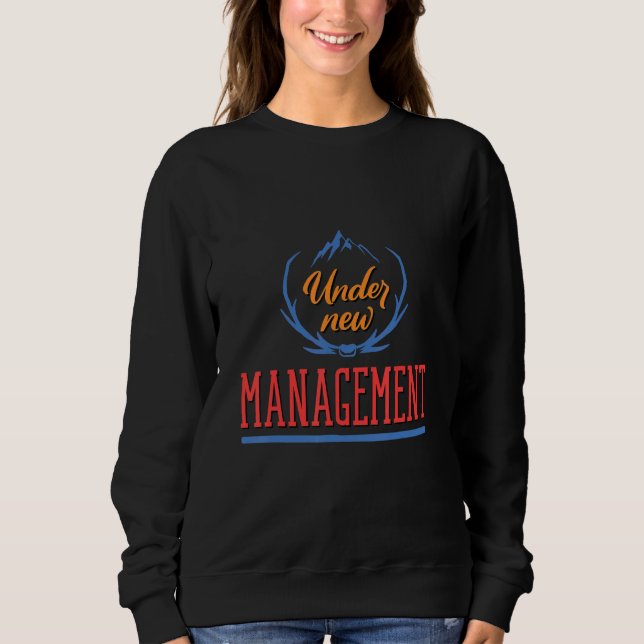 Sweatshirt Hommes sous nouvelle direction   Enterrement de vi (Devant)