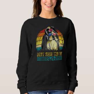 Sweatshirt Hommes Vintage Meilleur Chih Tzu Papa Jamais Homme