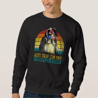 Sweatshirt Hommes Vintage Meilleur Chih Tzu Papa Jamais Homme