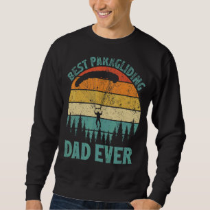 Sweatshirt Hommes Vintage meilleur parapente papa jamais père