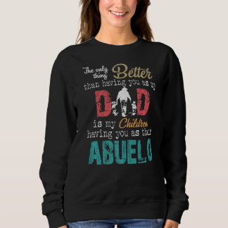 Sweatshirt Hommes Vintage Papa Et Abuelo Grandpa