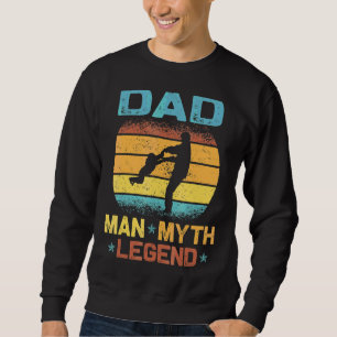 Sweatshirt Hommes Vintage Papa L'Homme Le Mythe La Légende Po