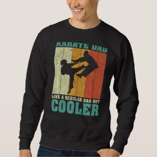 Sweatshirt Hommes Vintage Rétro Karate Papa Comme Un Papa Rég