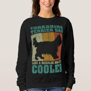 Sweatshirt Hommes Vintage Yorkshire Terrier Papa Comme Un Ord