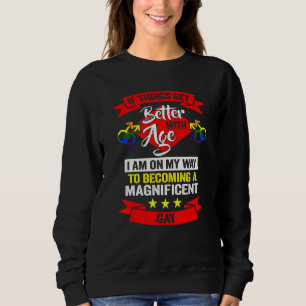 Sweatshirt Homosexuel Un Magnifique Gay Anniversaire Gay
