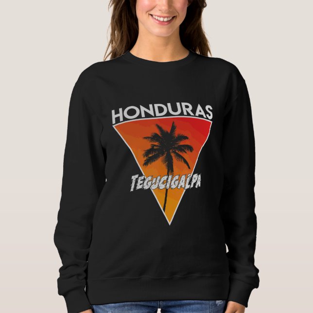 Sweatshirt Honduras aux couleurs ensoleillées (Devant)