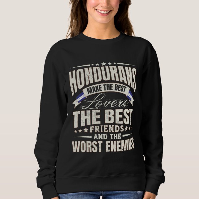 Sweatshirt Honduras Best  Hondurans Men & Women (Devant)