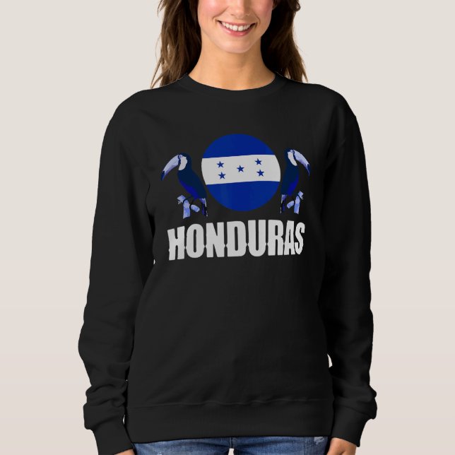 Sweatshirt Honduras Honduran Honduras Flag National Animal Si (Devant)