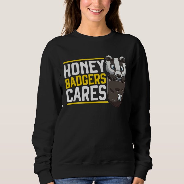 Sweatshirt Honey Badger  Wildlife Animal Ratel  19 (Devant)