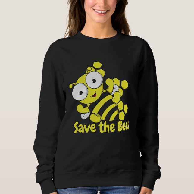 Sweatshirt Honey bee for beekeepers on the world honey bee da (Devant)