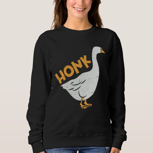 Sweatshirt Honk Goose Gamer Meme (Devant)