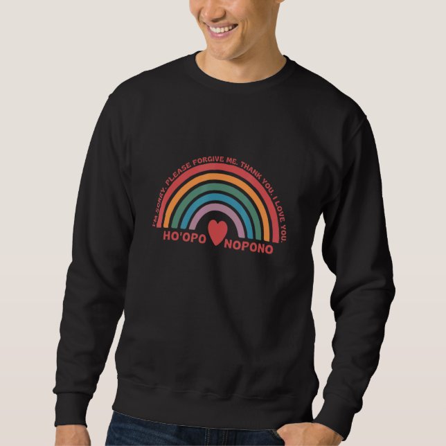 Sweatshirt Ho'oponopono Méditation de prière hawaïenne Yoga R (Devant)