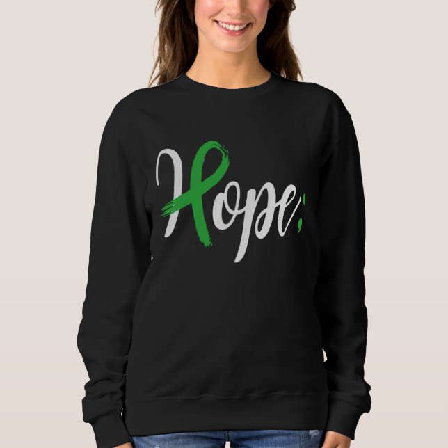 Sweatshirt Hope Semicolon Mental Health Awareness Month Suppo (Devant)
