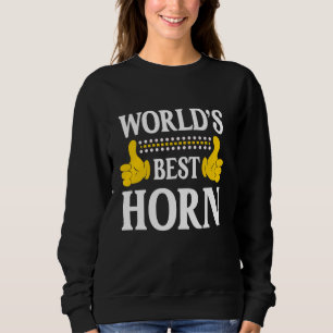 Sweatshirt Horn Nom de famille Funny Team Famille Nom de fami