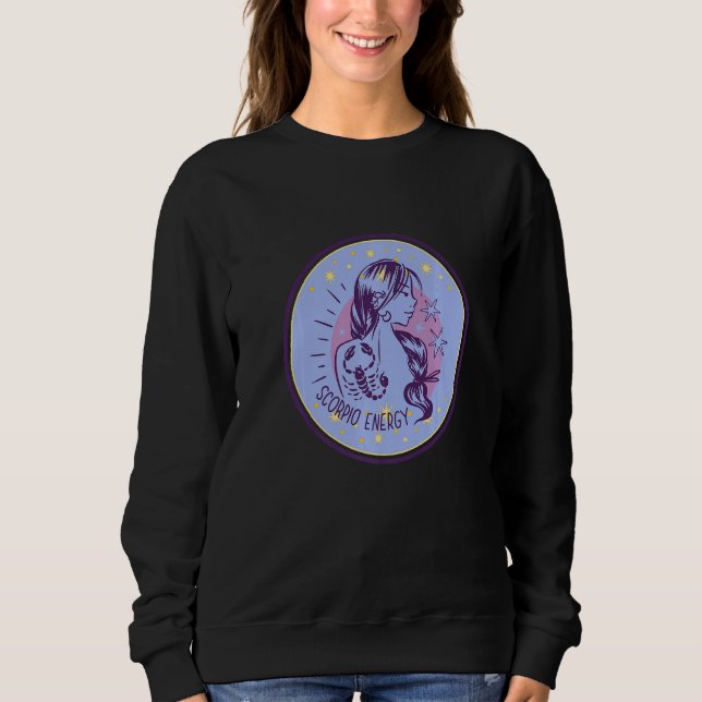 Sweatshirt Horoscope Astorology Citations Scorpio (Devant)
