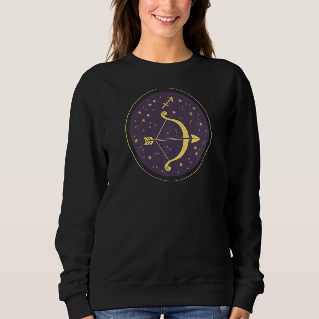 Sweatshirt Horoscope Astrologie Sagittaire Femmes Adolescente (Devant)