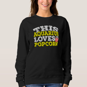 Sweatshirt Horoscope SIGNE Zodiaque Aquarius Lots Popcorn
