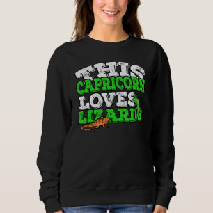 Sweatshirt Horoscope SIGNE Zodiaque Capricorne Aime Lizards