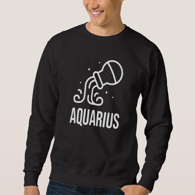 Sweatshirt Horoscope Verseau Signe Zodiaque Astrologie  10 (Devant)